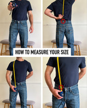 Load image into Gallery viewer, Buffalo Bill Genuine Leather Suspenders - Whisky Tan