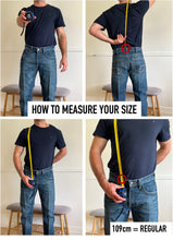 Load image into Gallery viewer, Buffalo Bill Genuine Leather Suspenders - Deep Brown