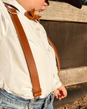 Load image into Gallery viewer, Junior Southerner Genuine Leather Suspenders