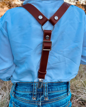 Load image into Gallery viewer, Junior Southerner Genuine Leather Suspenders