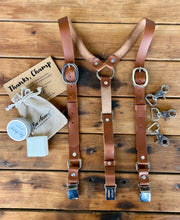 Load image into Gallery viewer, Buffalo Bill Genuine Leather Suspenders
