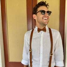 Load image into Gallery viewer, Fine Leather Bowtie
