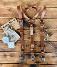 Load image into Gallery viewer, Buffalo Bill Genuine Leather Suspenders
