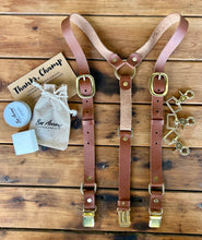 Load image into Gallery viewer, Buffalo Bill Genuine Leather Suspenders
