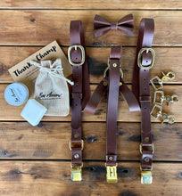 Load image into Gallery viewer, Buffalo Bill Genuine Leather Suspenders
