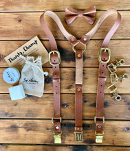 Load image into Gallery viewer, Buffalo Bill Genuine Leather Suspenders
