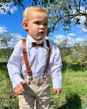 Load image into Gallery viewer, Junior Southerner Genuine Leather Suspenders
