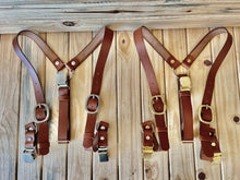 Load image into Gallery viewer, Whisky Boy Genuine Leather Suspenders
